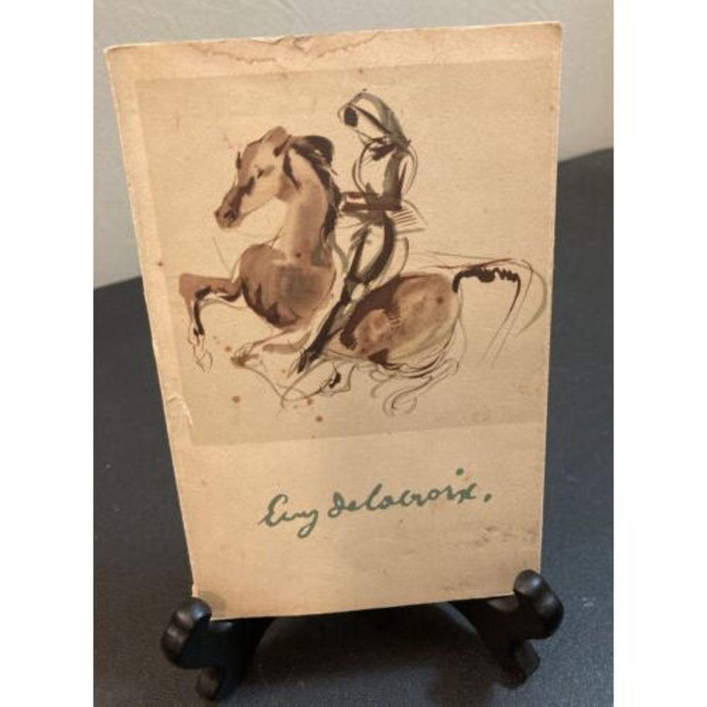 Delacroix‎ Aquarelles Du Maroc RARE French Art Book Paperback HTF Vtg Romantic